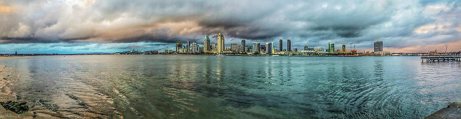 Storm over San Diego Photograph by Tommy Anderson