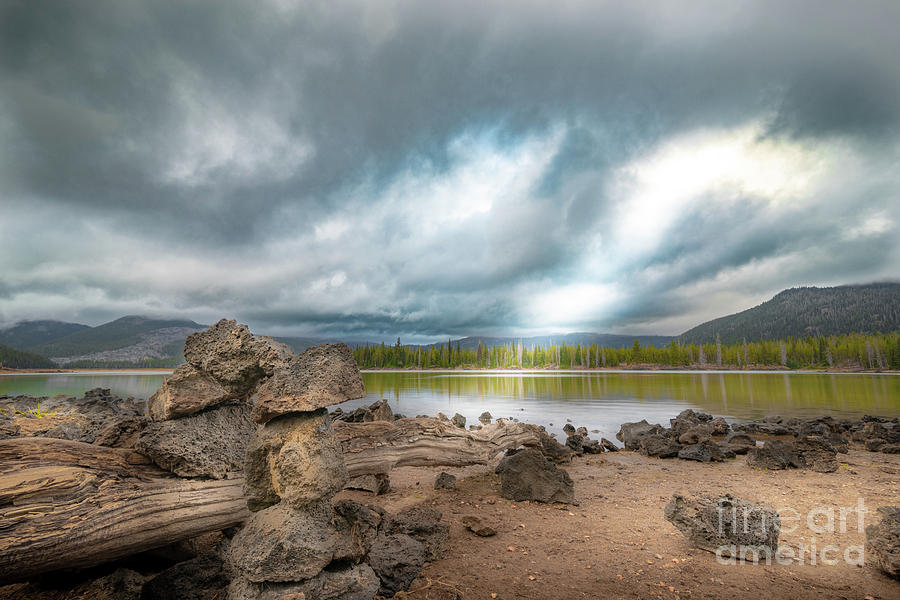 Landscape Photograph - Storm Over Sparks by Aaron Harris