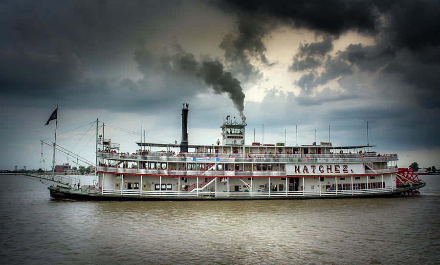 Storm Over Steamboat Natchez Photograph by Greg and Chrystal Mimbs