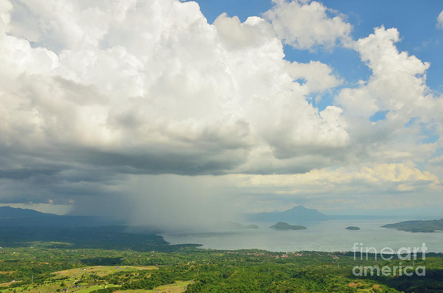 Storm Over Taal Lake Photograph