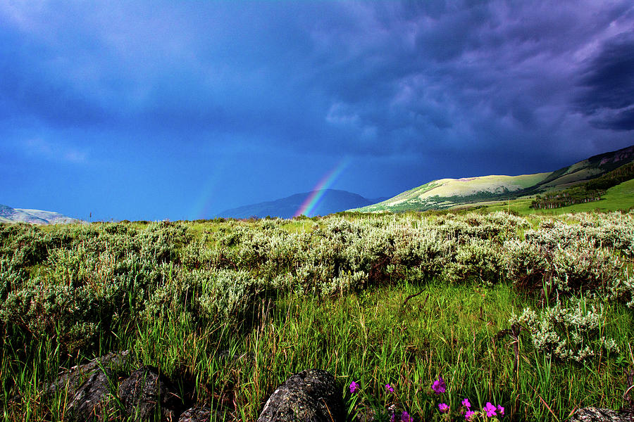 Storm over the Yellowstone Valley Photograph by Douglas Wielfaert