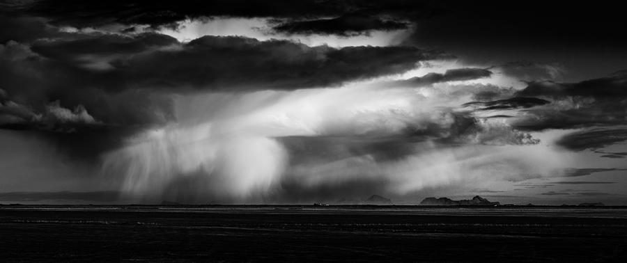 Landscape Photograph - Storm Over Westmannayer Islands by Peter Svoboda
