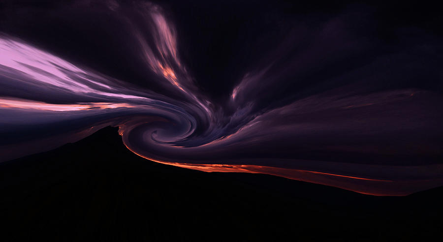 Abstract Digital Art - Storm Rider by Whispering Peaks Photography