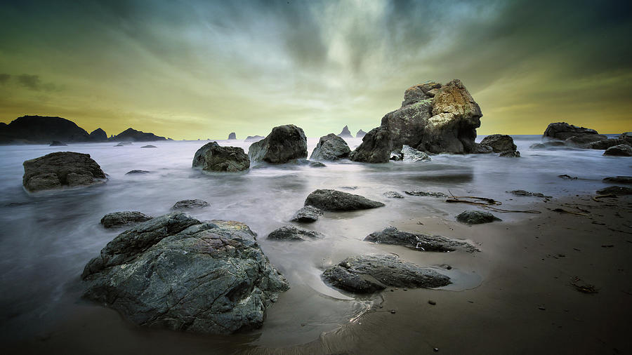 Beach Photograph - Storm Rising by Gary Yost