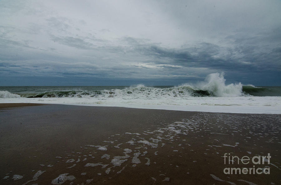 Nature Photograph - Stormy Surf by Neil Taitel