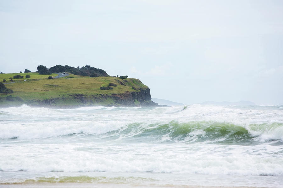 Storm Swell Waves On A Beach Photograph by David Freund Storm Swell Waves On A Beach Photograph by David Freund