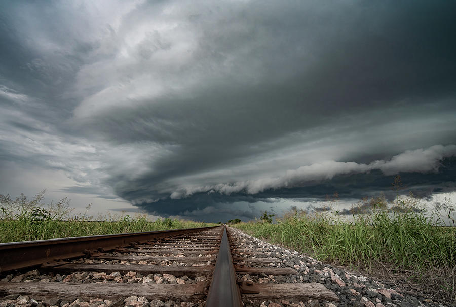 Storm Train Coming Photograph by Troy Hollan - Fine Art America