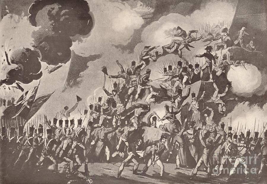 Storming Of St. Sebastian, August 31 Drawing by Print Collector