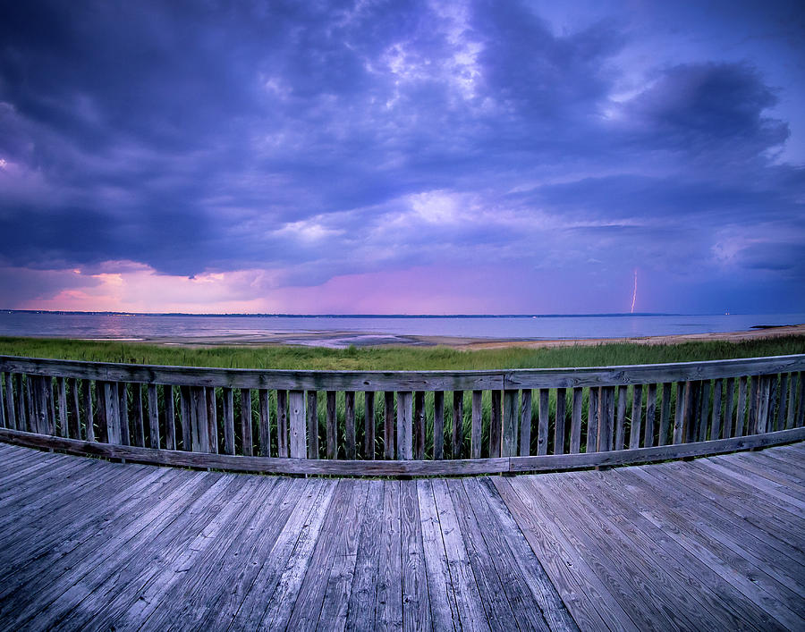 Stormy Beach Sunset Photograph by Steve Stanger