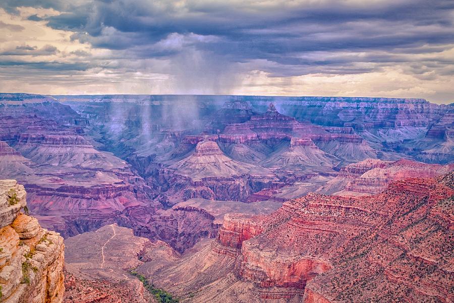 Stormy Grand Canyon Photograph by Doug Wallick