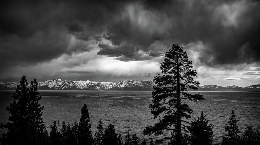 Stormy Lake Tahoe Photograph