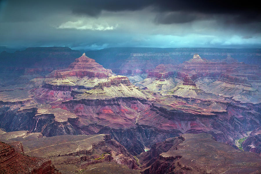 Stormy Mather Point Photograph by Rebecca L. Latson