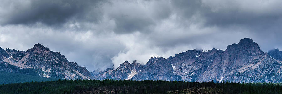 Mountain Photograph - Stormy Peaks by Brenda Petrella Photography Llc