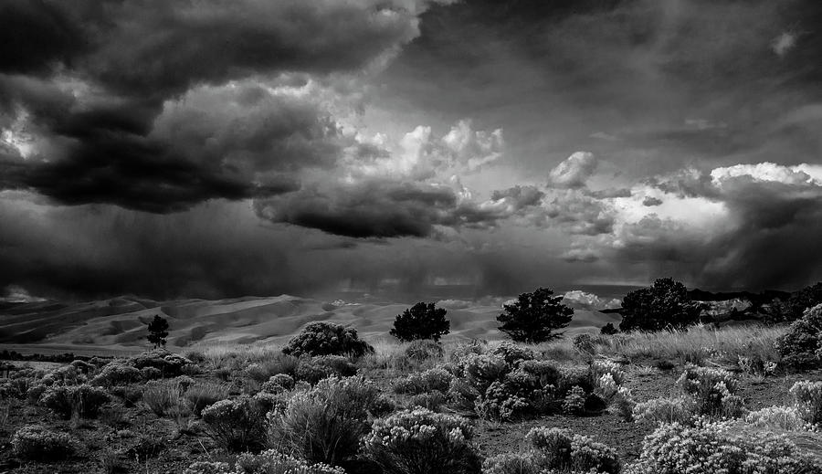 Stormy Sky Over the Desert Photograph by S Katz