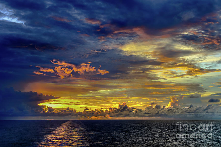 Stormy Sunrise - Arafura Sea Photograph by David Meznarich