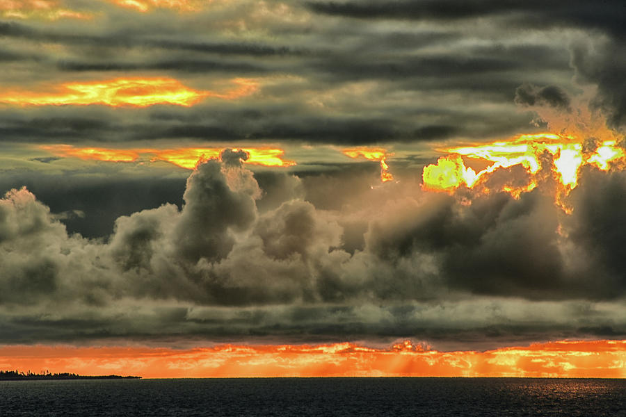Stormy Sunrise Photograph by Mike Martin