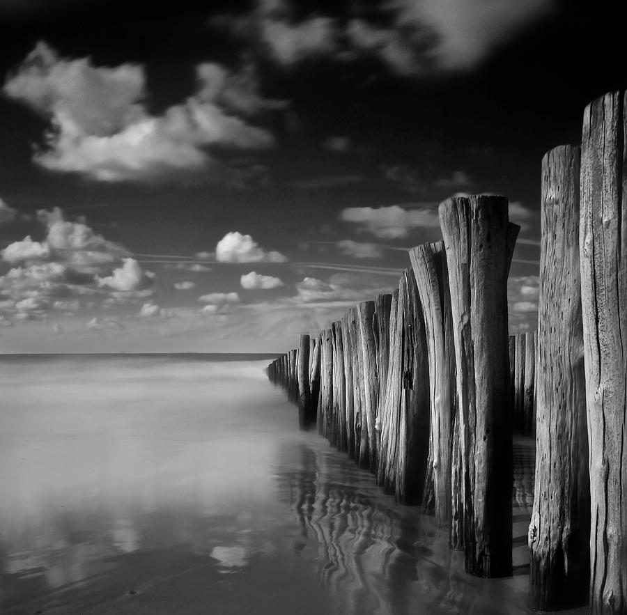 Black And White Photograph - Stormy Weather by Christiane Michaud