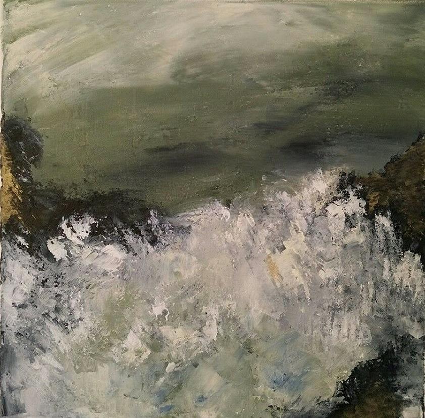 Stormy weather Painting by Susanne Baumann