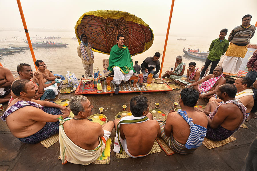 People Photograph - Story Of Varanasi Ghats II by Abhraneel Chakraborty