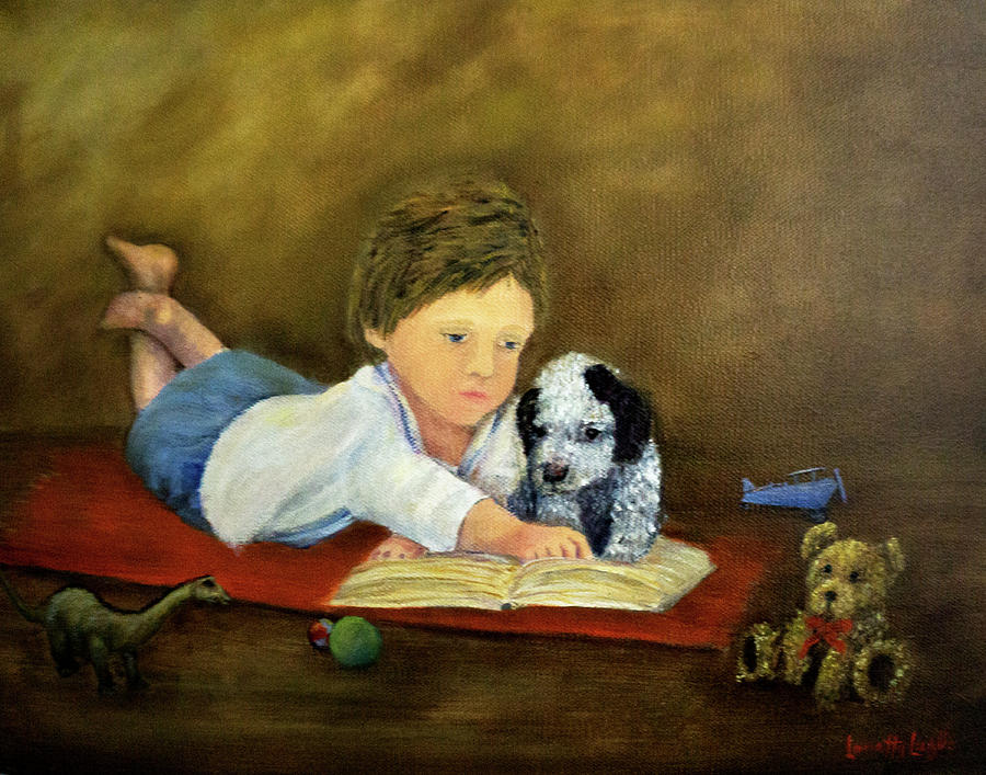 Storybook Time Painting by Loretta Luglio