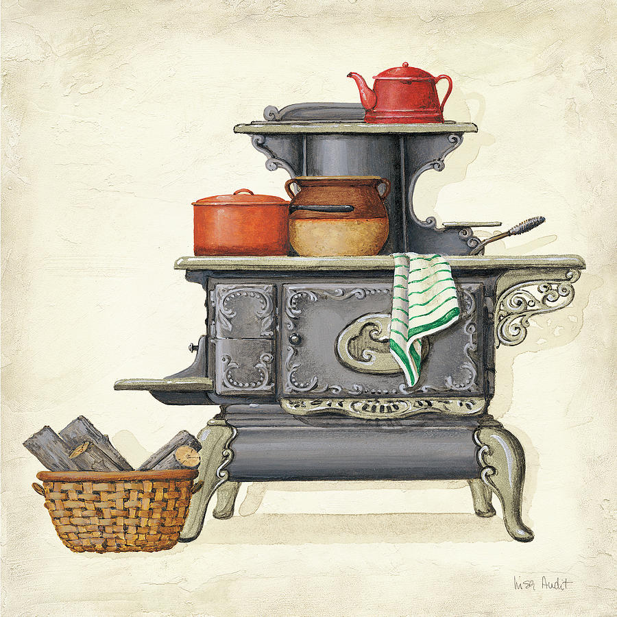 Кухонная плита в живописи
