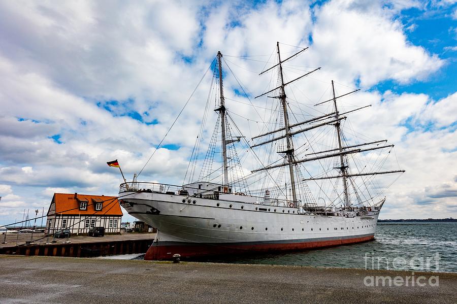 Stralsund, Germany. Gorch Fock I ship Photograph by Michal Bednarek