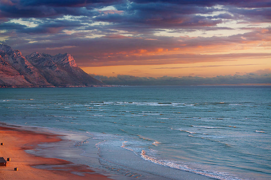 Strand Beach At Sunset Photograph by Jesus Villalba