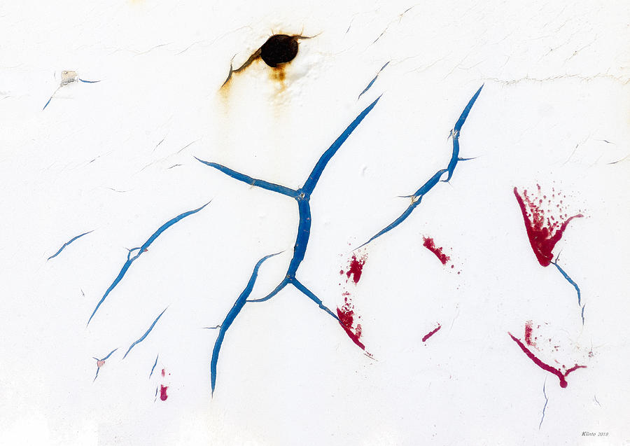 Abstracts Digital Art - Strange Blue Bird Attack by Ole Klintebaek Abstracts Digital Art - Strange Blue Bird Attack by Ole Klintebaek