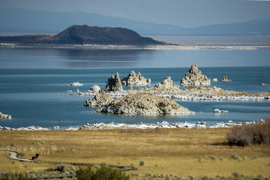 Strange Formations On Mono Lake  California Photograph by Alex Grichenko