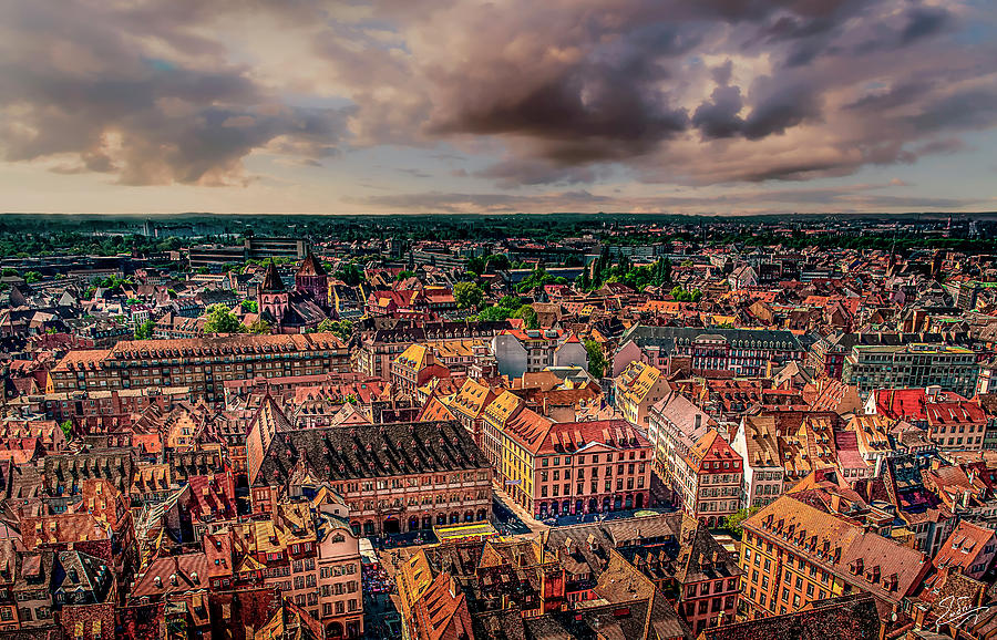 Strasbourg From the Spire Photograph by Endre Balogh