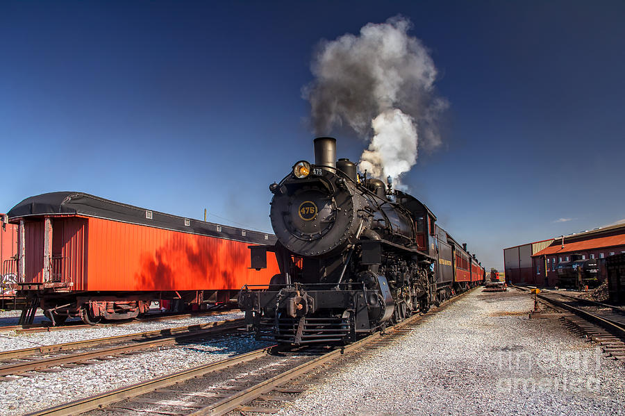 Strasburg Engine 475 October 2018 Photograph by Beth Christman