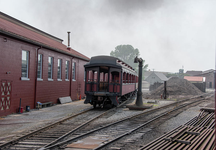 Strasburg Train Yard - Lancaster County Photograph by Bill Cannon