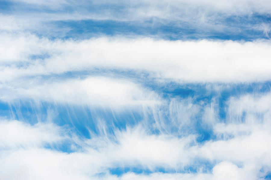 Stratus And Cirrus Clouds Above The Isle Of Coll Scotland Photograph By Niall Benvie Naturepl Com