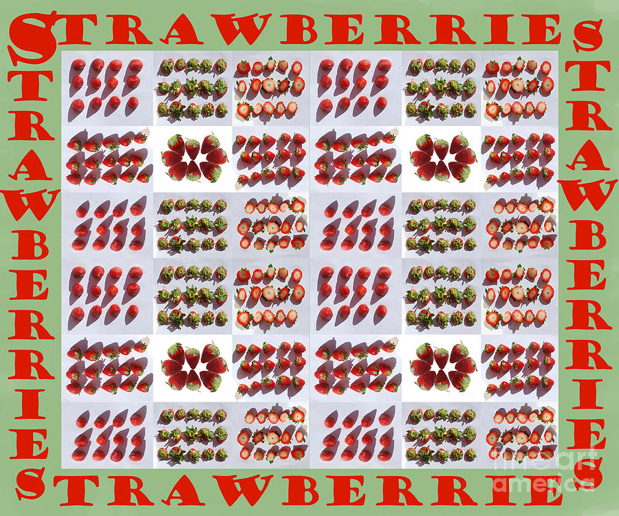Strawberries Galore Digital Art by Jeannie Allerton