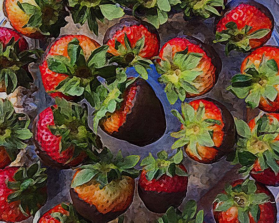 Strawberries in Chocolate  Photograph by Jori Reijonen