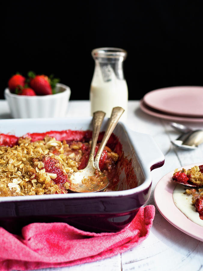 Strawberry Crumble Photograph by Christine Siracusa