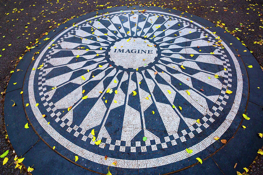 Strawberry Fields In Central Park Digital Art by Claudia Uripos