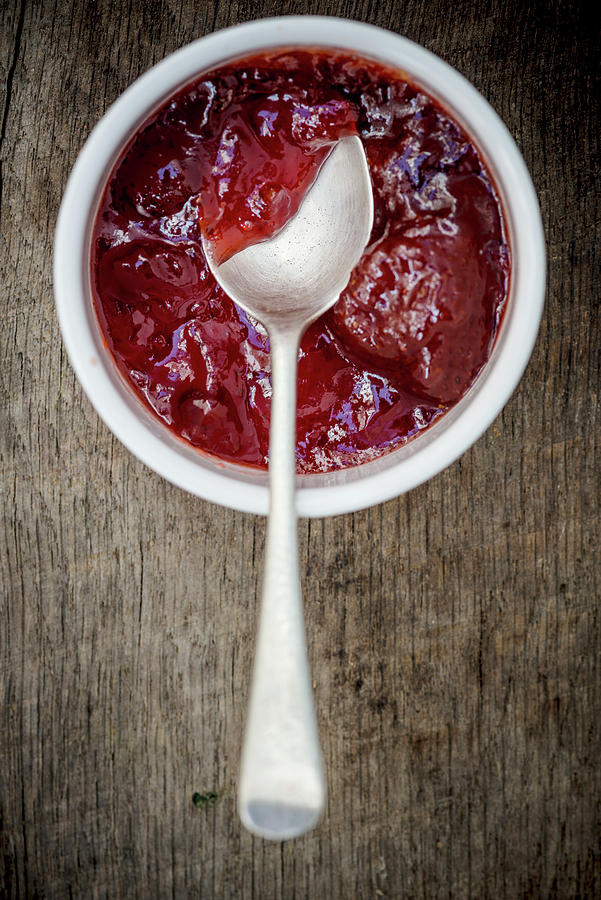 Strawberry Jam In A Pot Photograph by Nitin Kapoor