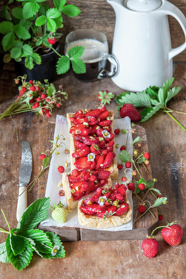 Strawberry Tart Photograph by Irina Meliukh