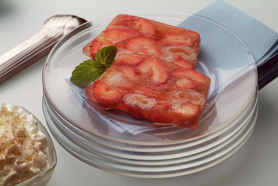 Strawberry Terrine Photograph by Ginet-drin