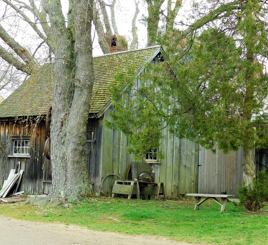 Strawbery Banke Barn Portsmouth Nh Photograph By Theresa Nye