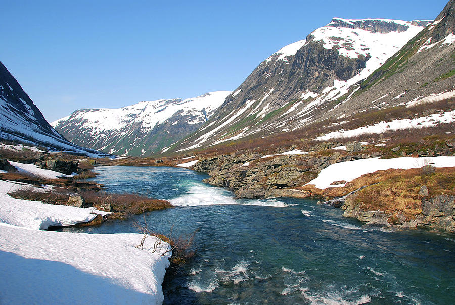 Stream Above Trollstigen, Norway Photograph by Jean-philippe Tournut