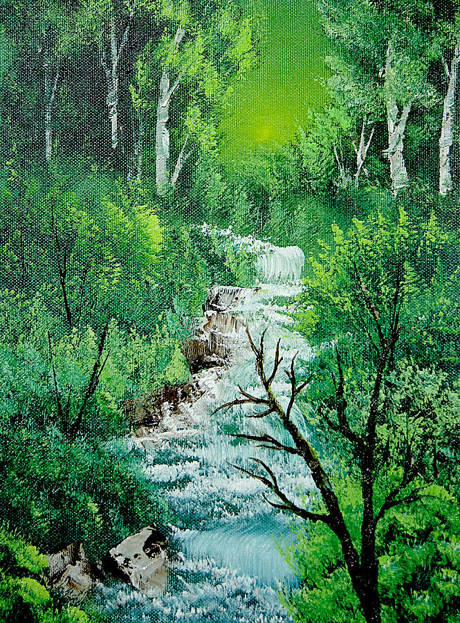 Stream In The Wood by Anne Engholm Stream In The Wood by Anne Engholm