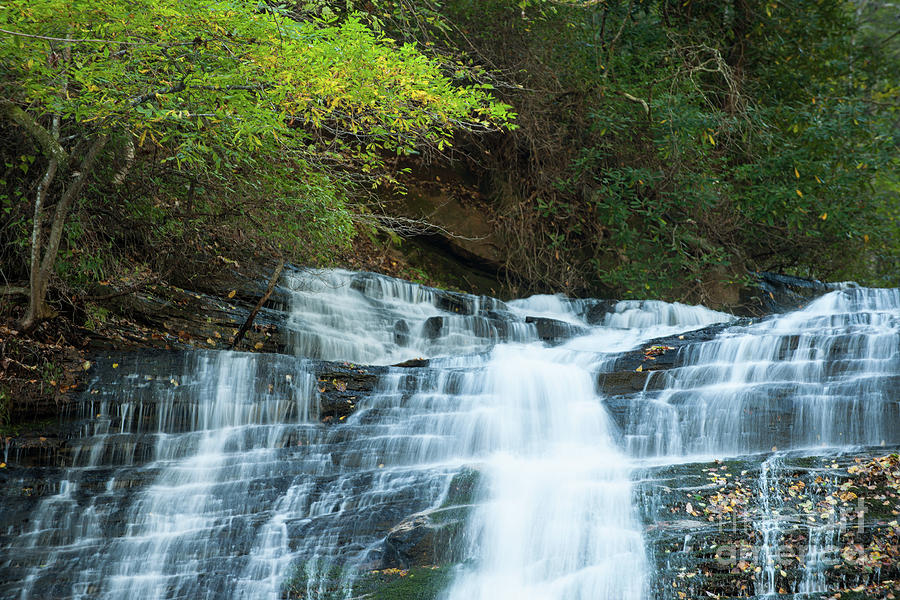 Streaming Water Falls Photograph