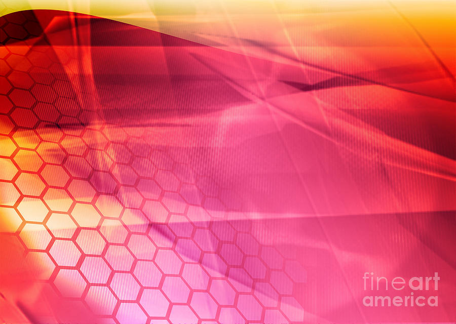 Curve Digital Art - Streams Of Light Abstract Cool Waves by Ilolab Curve Digital Art - Streams Of Light Abstract Cool Waves by Ilolab
