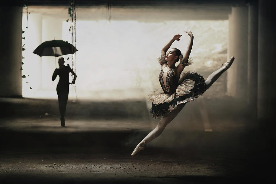 Street Ballerinas Photograph by Sebastian Kisworo