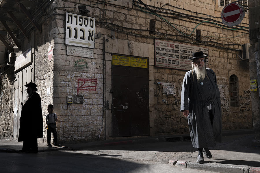 Jewish Photograph - Street Corner by Bruno Lavi