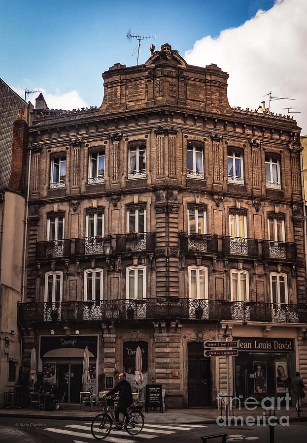 Street Corner in Toulouse Photograph by Mary Capriole