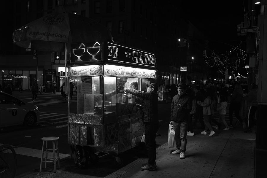 Street Food Vendor in NYC Photograph by Doug Ash