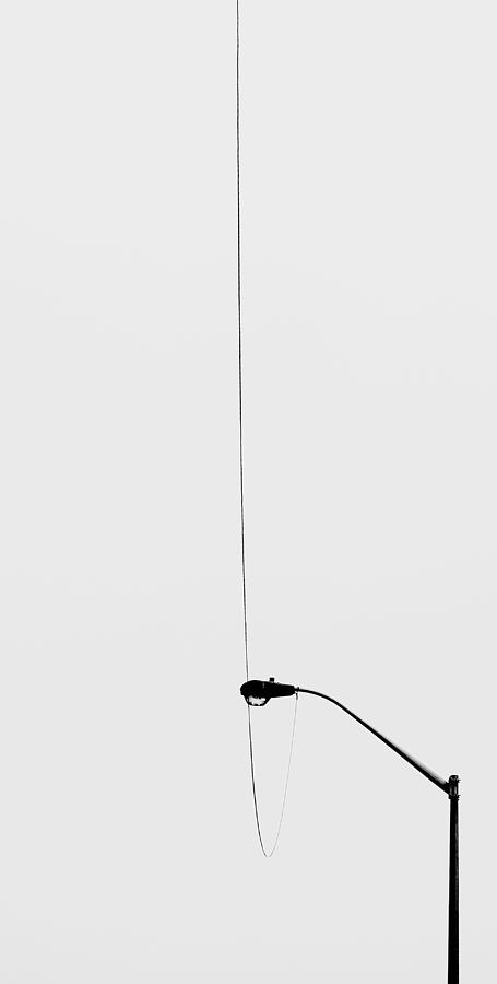 Black And White Photograph - Street Lamp by Jian Wang